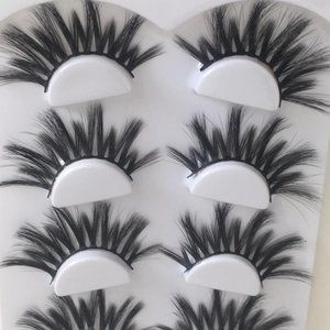 4 Pairs 9D lashes  Mink Fur Wispy Eyelashes